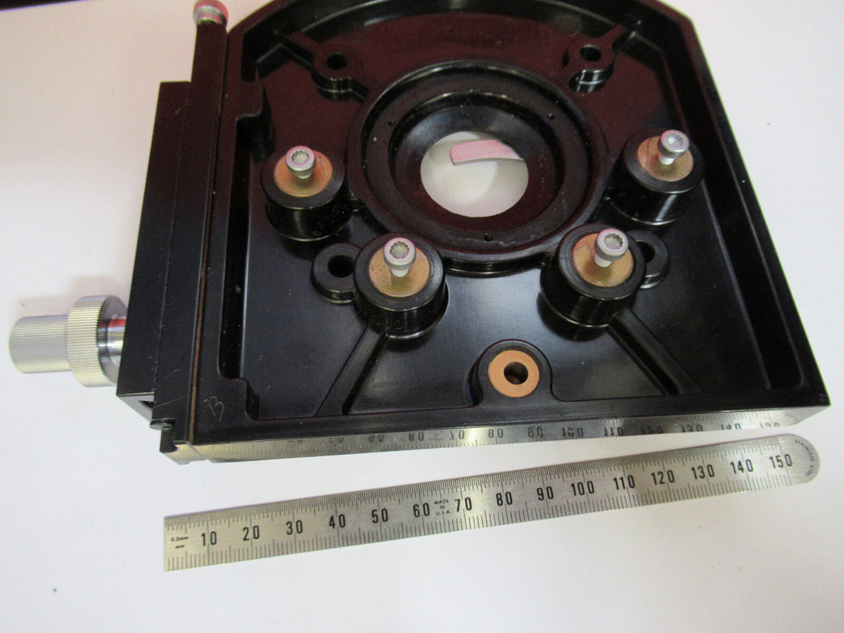 ZEISS GERMANY STAGE TABLE  XY MICROSCOPE PART AS PICTURED S9-FT-89