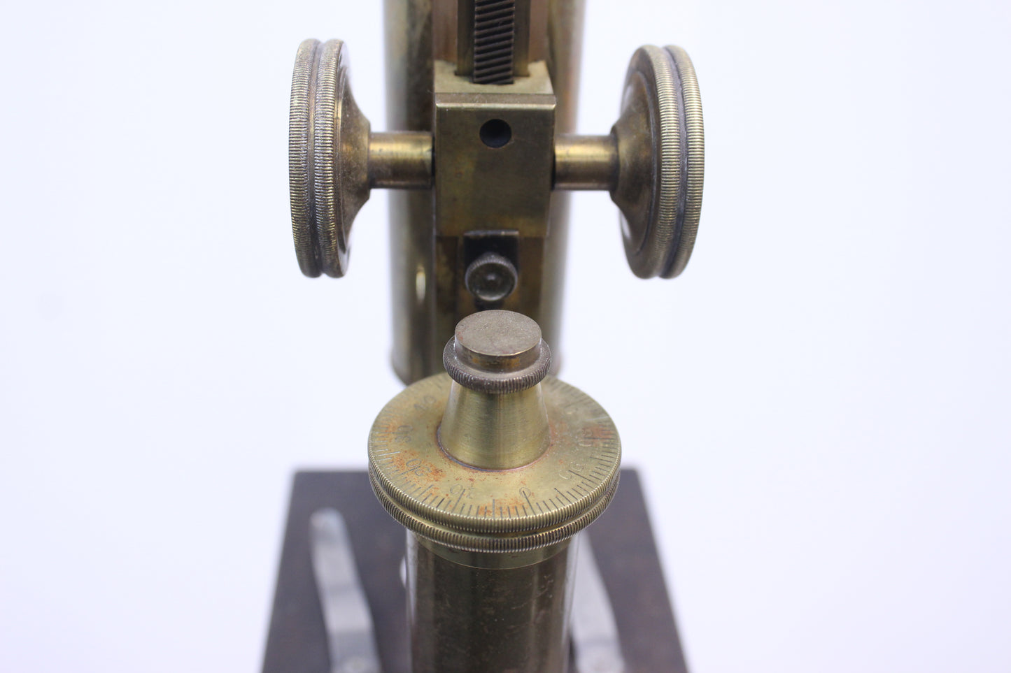 Spencer Lens Co. Antique Brass Microscope (1704)