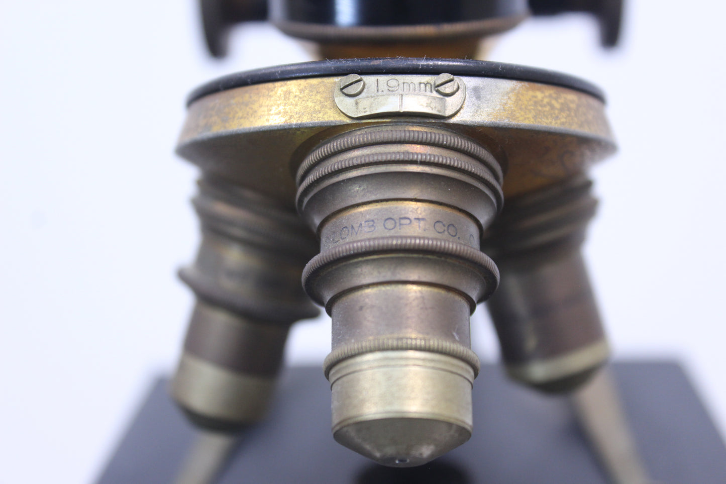 Bausch & Lomb Antique Brass Microscope (154722)