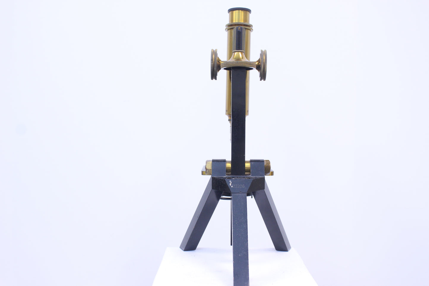 Microscopio de latón antiguo R &amp; J. Beck (22206)