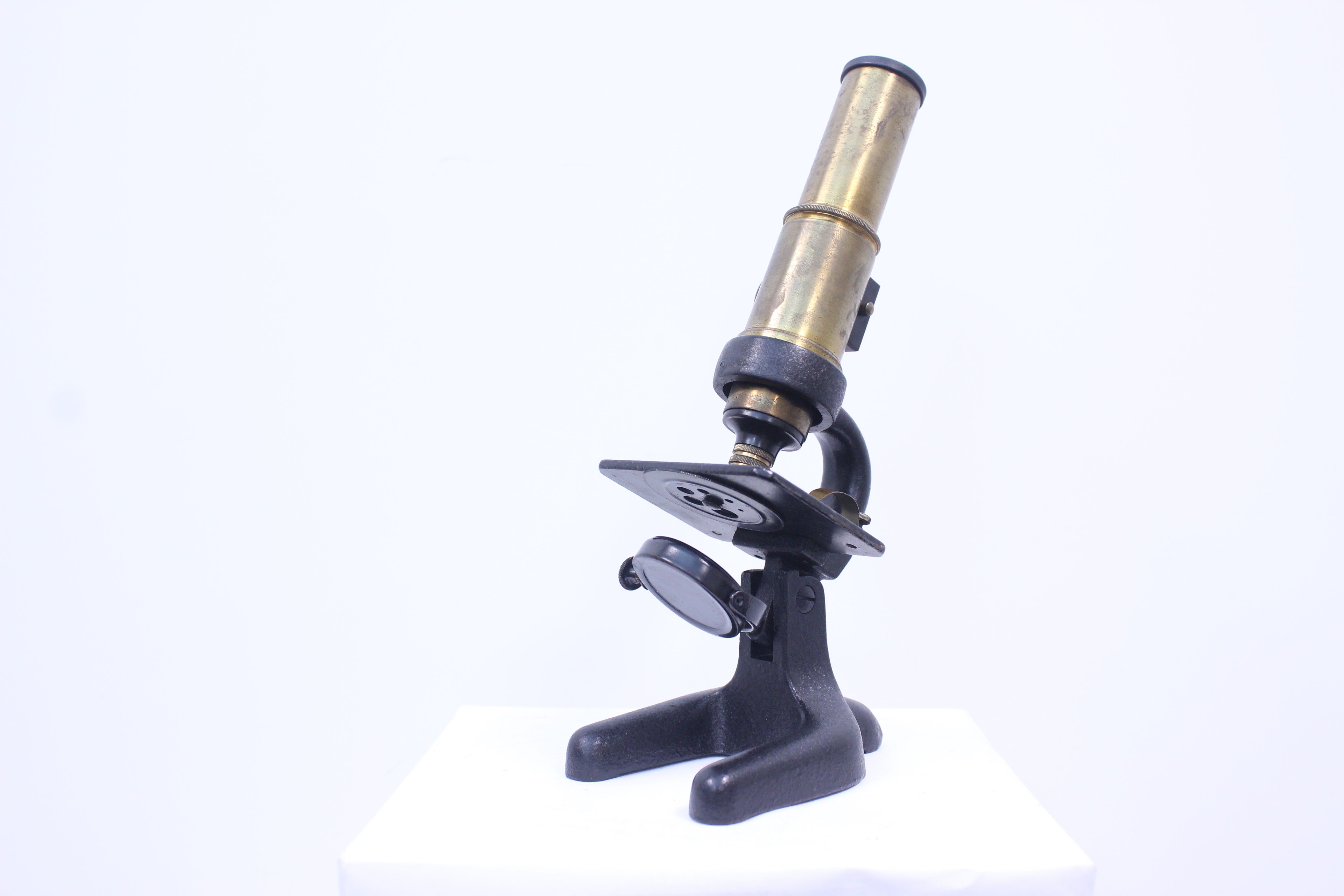 ATCO Antique Brass Microscope – SILO Surplus